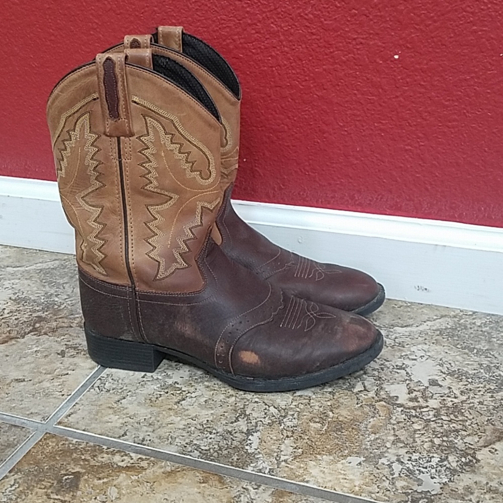 Old West Genuine Leather Boots